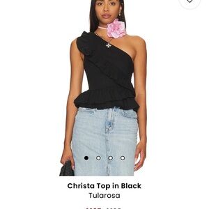 ISO: revolve tularosa christa top in black